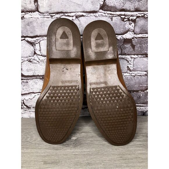 Gianni Versace Brown Leather Slip On Tassel Bow Dress Loafers Shoes Men Sz 9B US - Picture 11 of 16